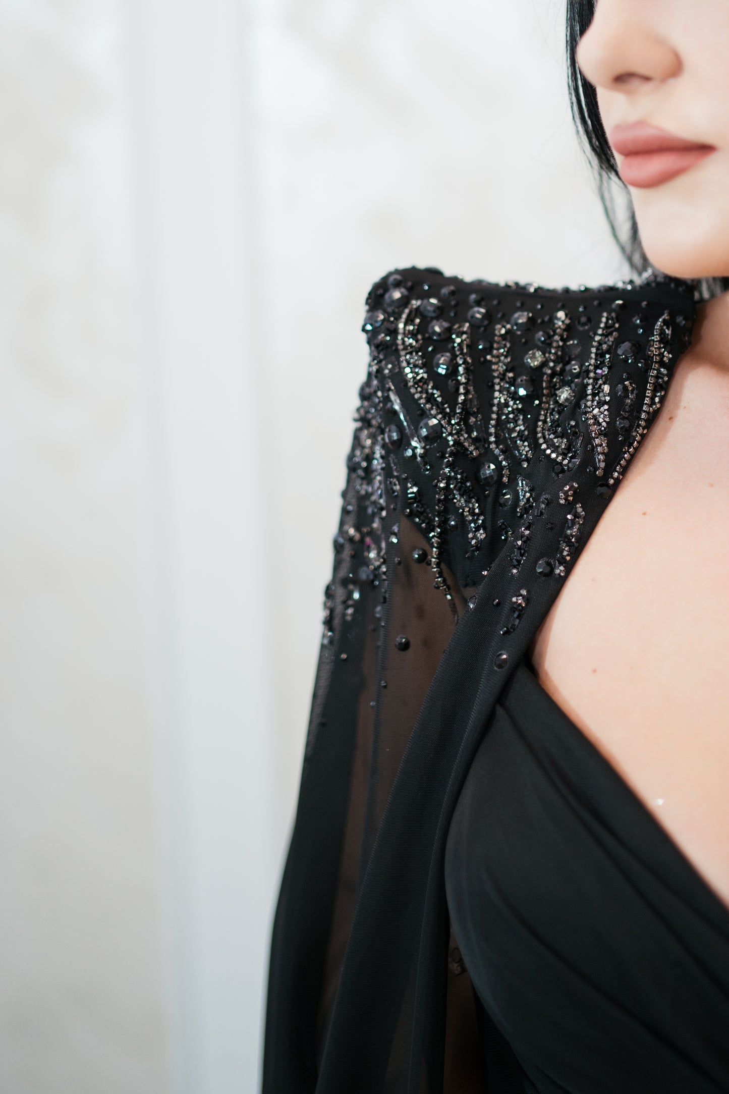 Rochie de seara Klaris din tull italian – Eleganță absolută și rafinament atemporal
