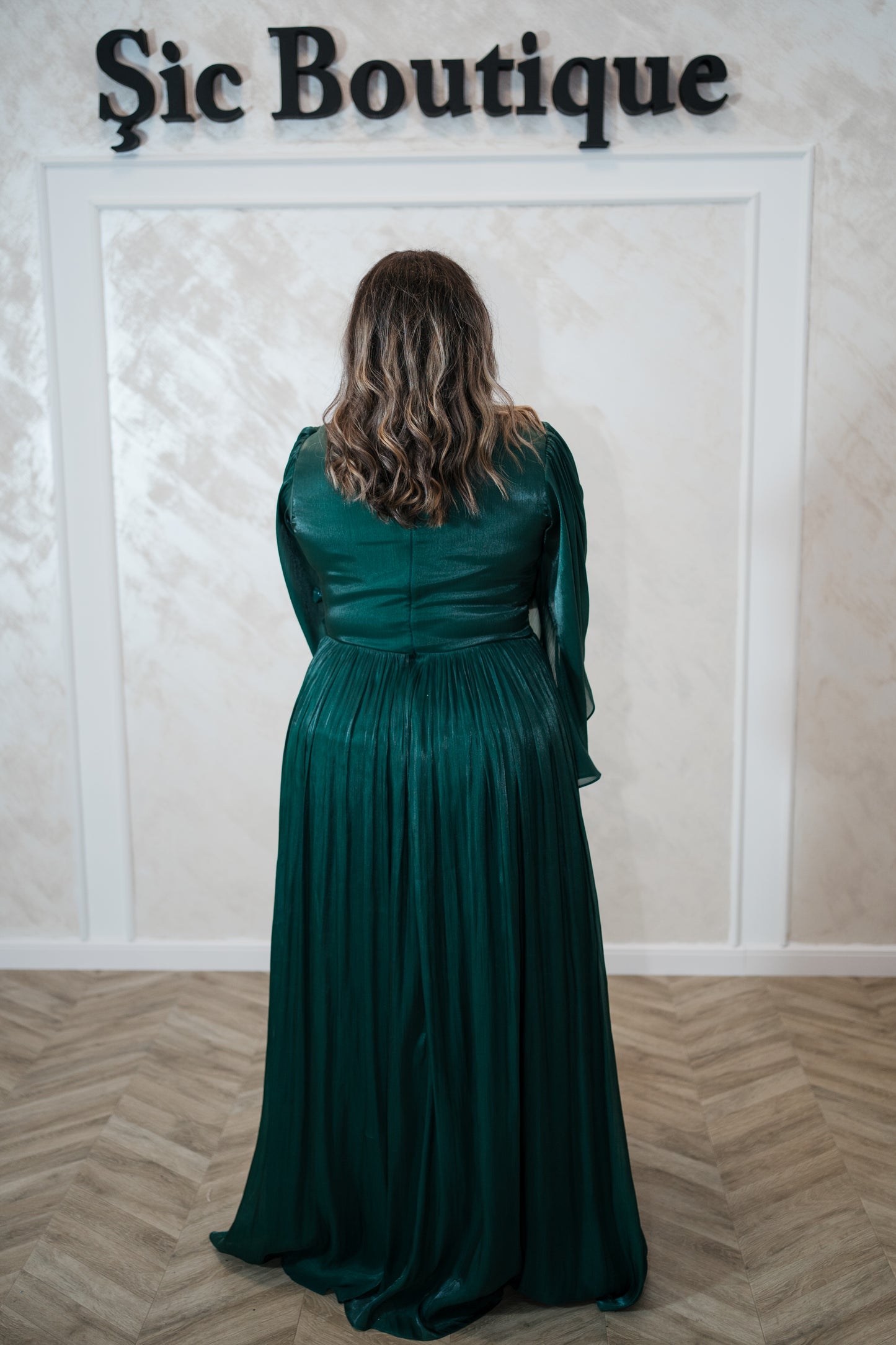 Rochia Adalia – Rochie de searaasau de zi din organza (matase artificiala)
