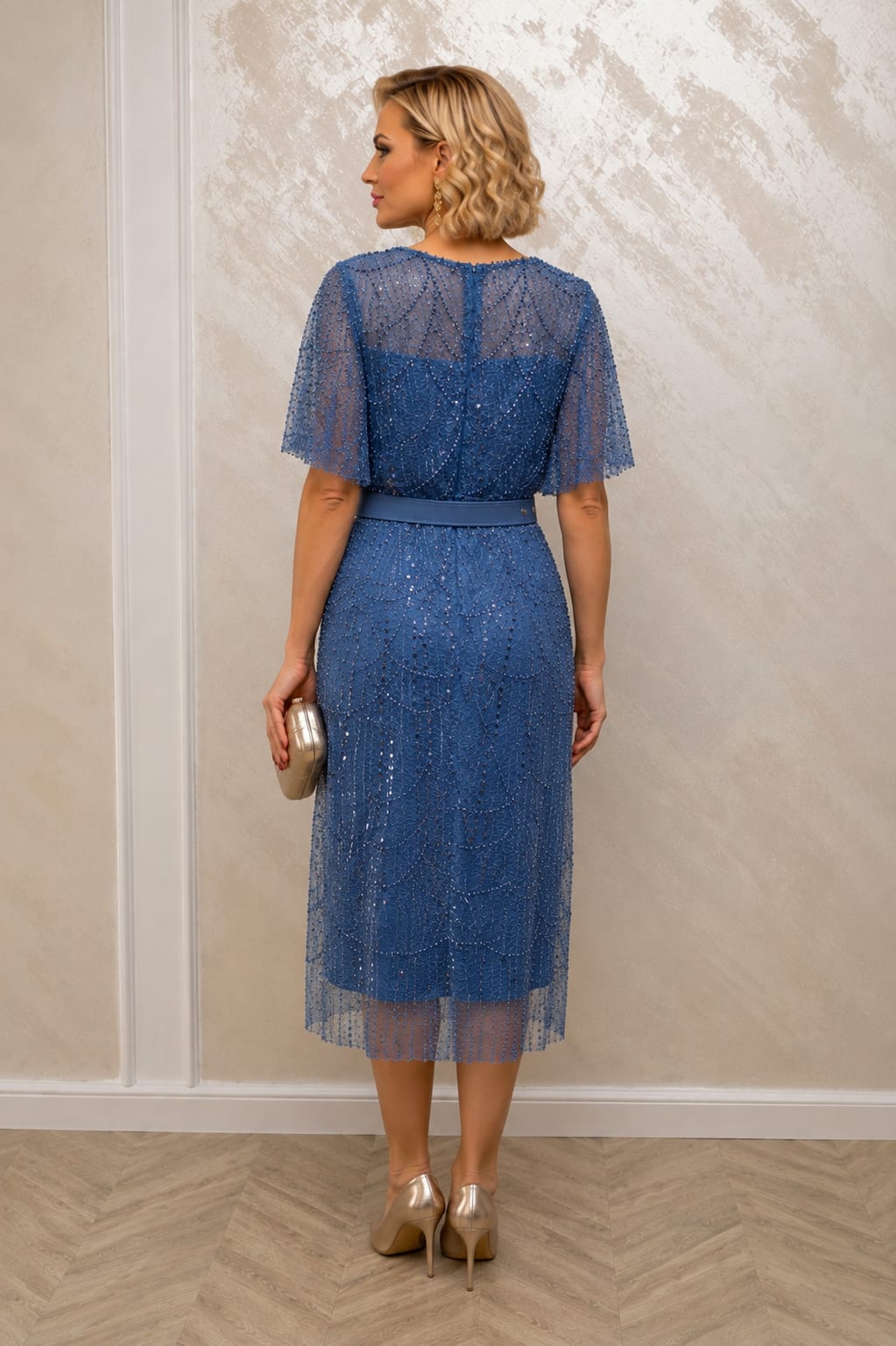 Rochia Opera – Rochie eleganta din dantela cu paiete disponibila in 3 culori