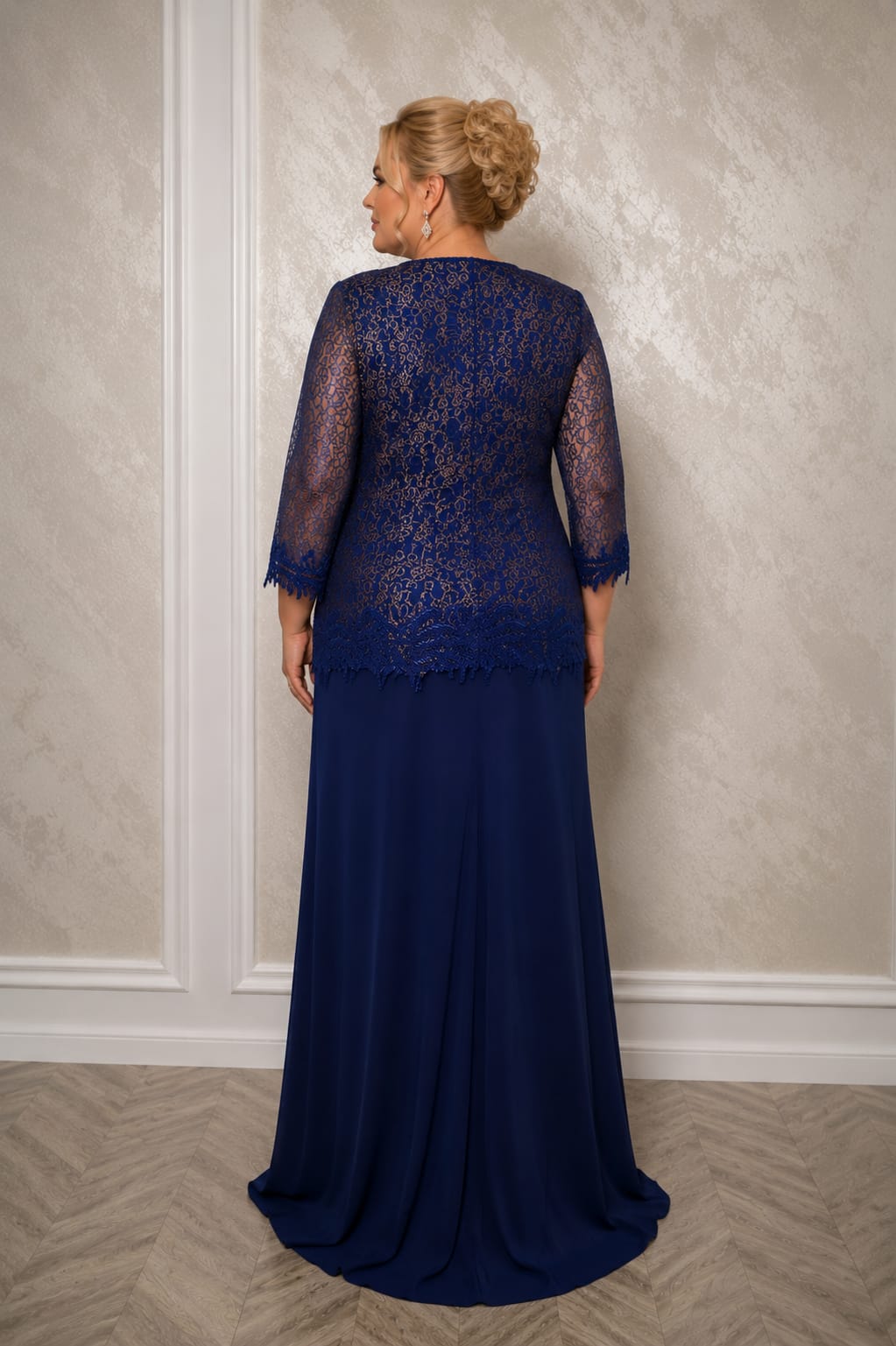 Rochie Duchese - Rochie lunga vaporoasa pentru masurile Plus Size