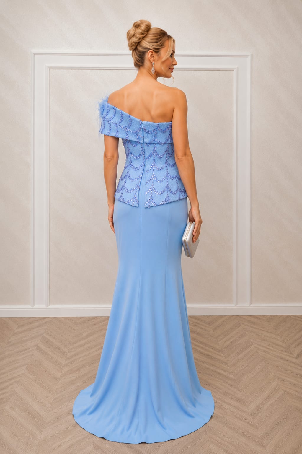 Rochie Sky - rochie lunga eleganta cu croi sirena