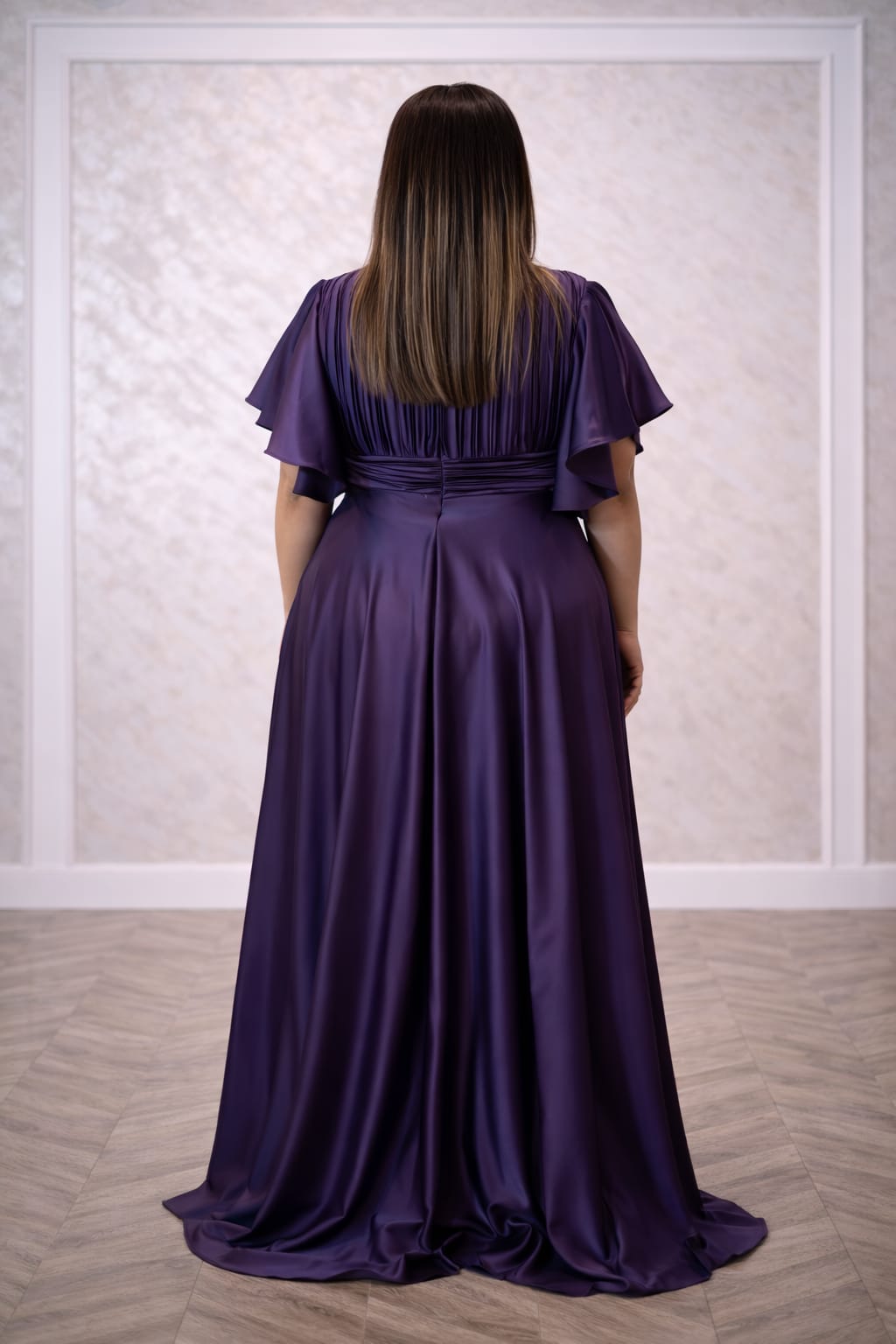 Rochia Gloria – Rochie eleganta de seara din satin premium, simpla