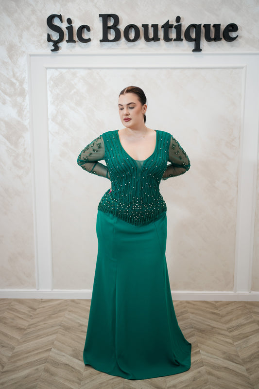 Rochia Nomade- rochie lunga dedicata marimilor mari