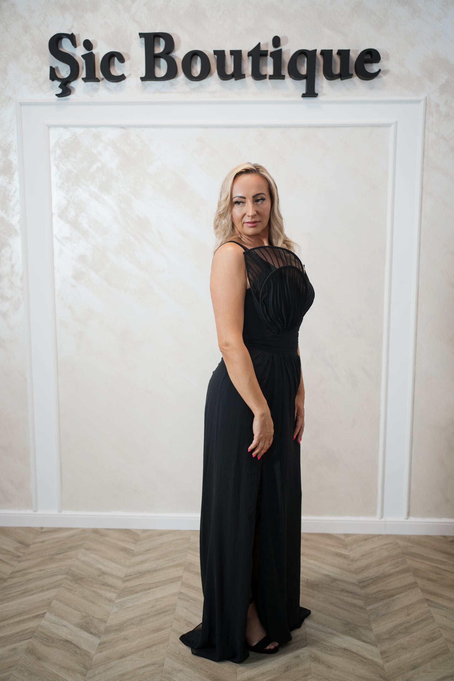 Rochia Anne-Marie Rochie elegantă din voal – rafinament pentru zi și seară