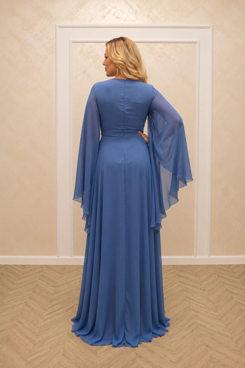 Rochie e Volare - Rochie din voal Georgette rafinament si lejeritate pentru evenimente speciale