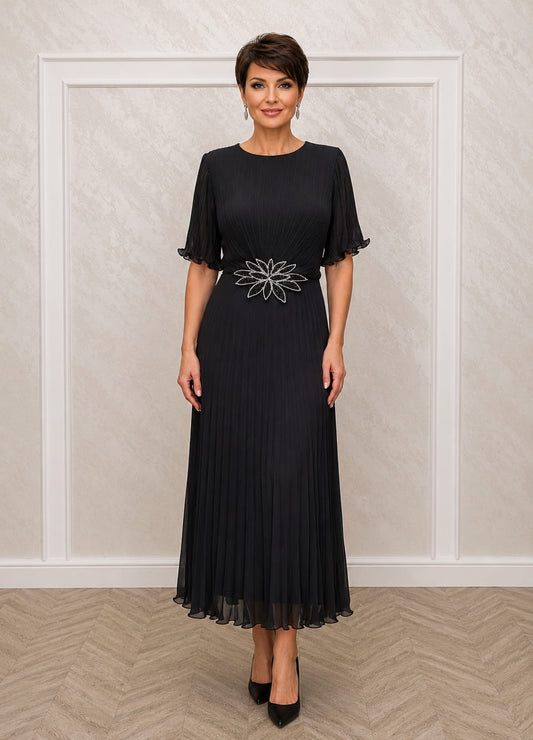 Rochia Dida Midi – Rochie eleganta din voal plisat, usoara si vaporoasa disponibila in mai multe culori