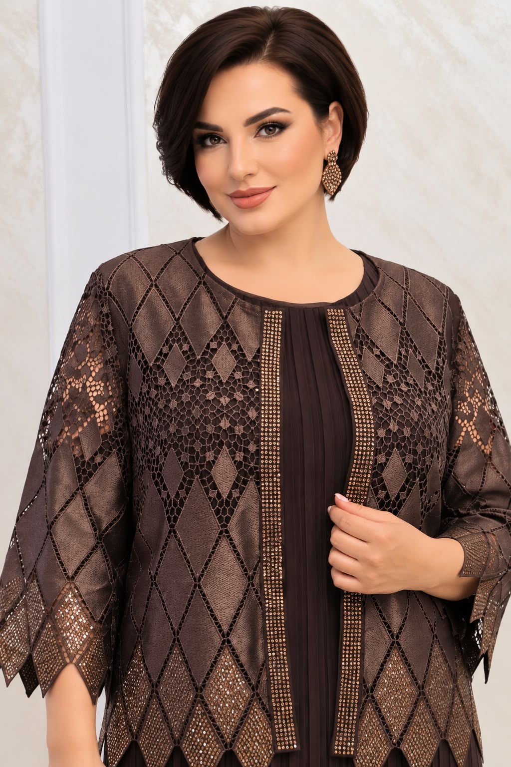 Rochia Carolina – Rochie vaporoasa cu bolero detasabil pentru evenimente deosebite