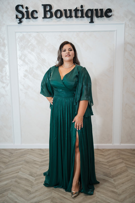 Rochia Adalia – Rochie de searaasau de zi din organza (matase artificiala)
