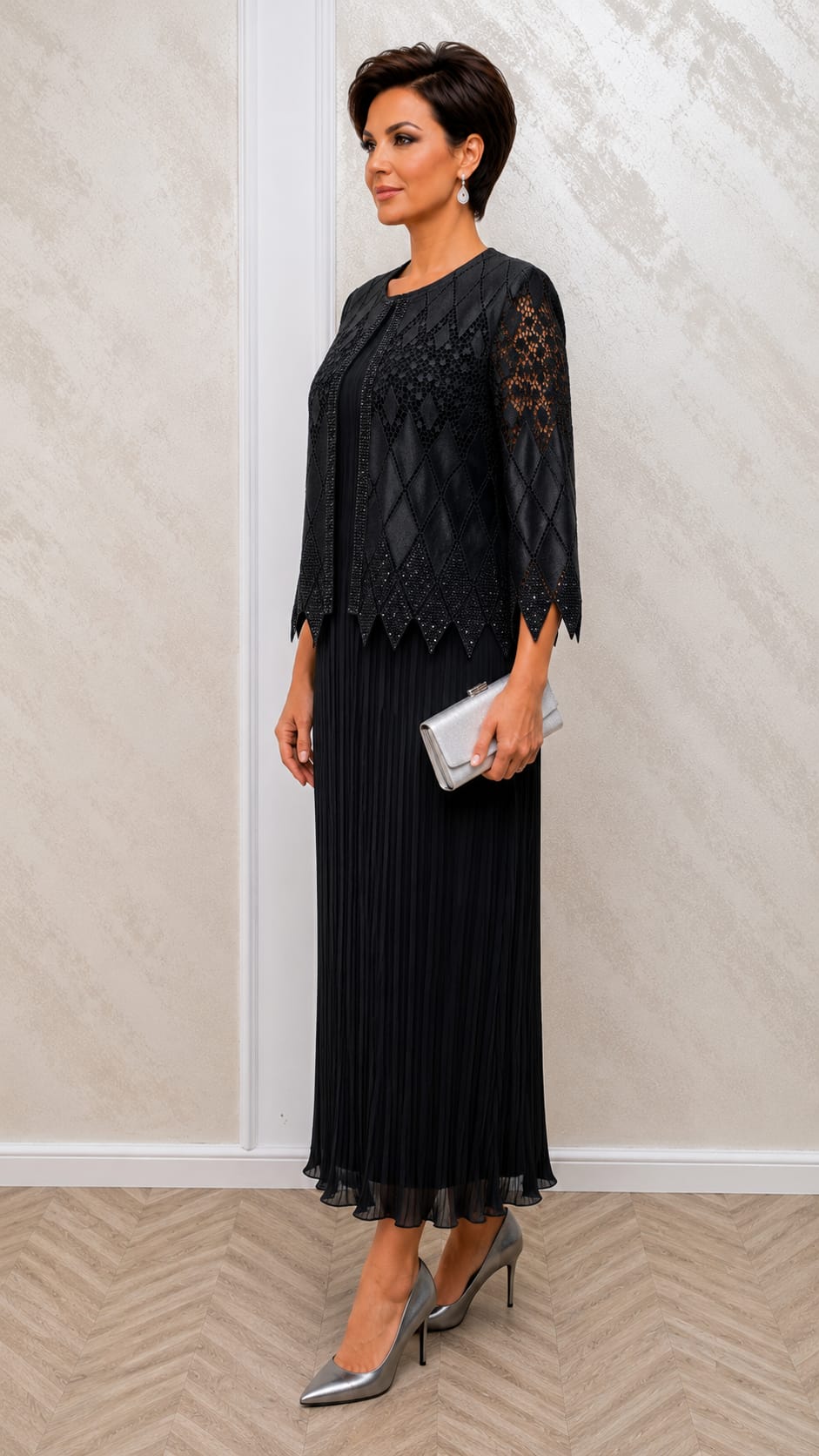 Rochia Carolina – Rochie vaporoasa cu bolero detasabil pentru evenimente deosebite