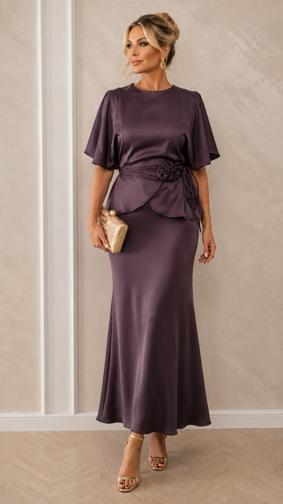 Rochia Preety – Rochie Eleganta Midi-Maxi din Matase