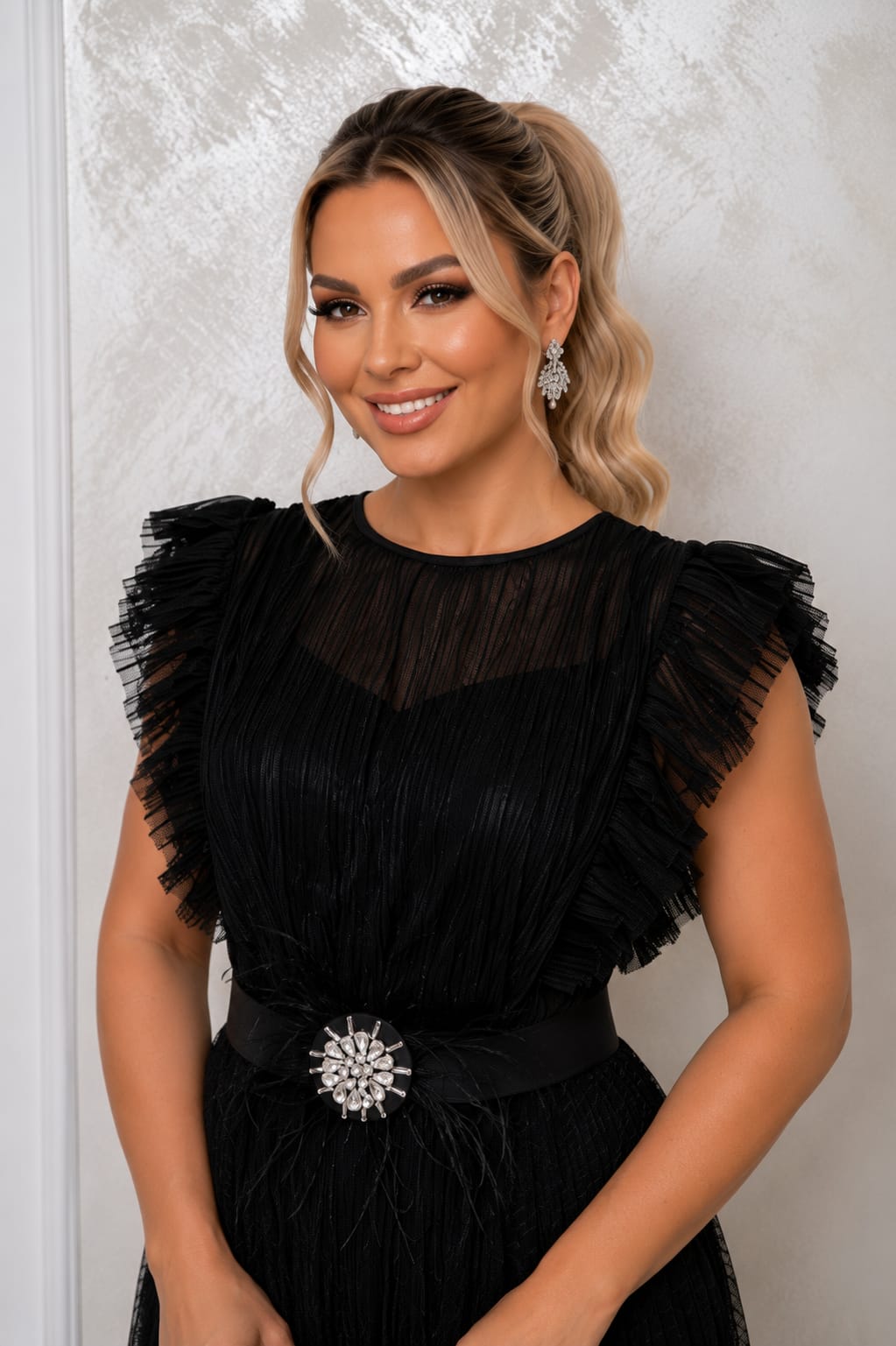 Rochie Noelia – Rochie lungime midi eleganta pentru evenimentele verii