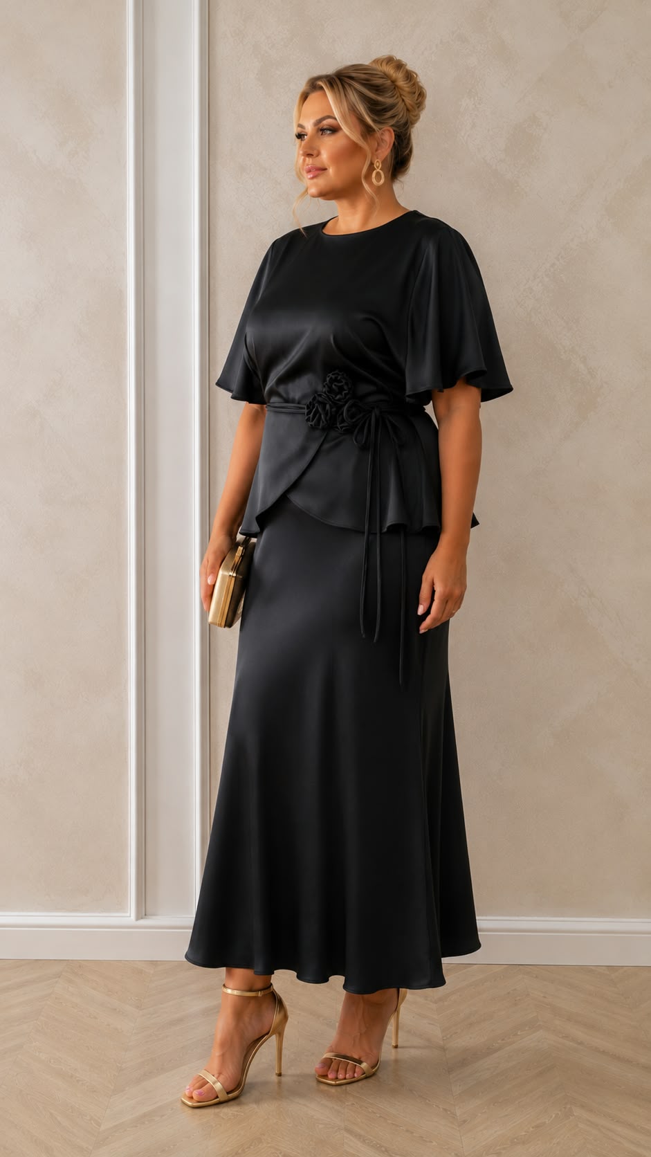 Rochia Preety – Rochie Eleganta Midi-Maxi din Matase