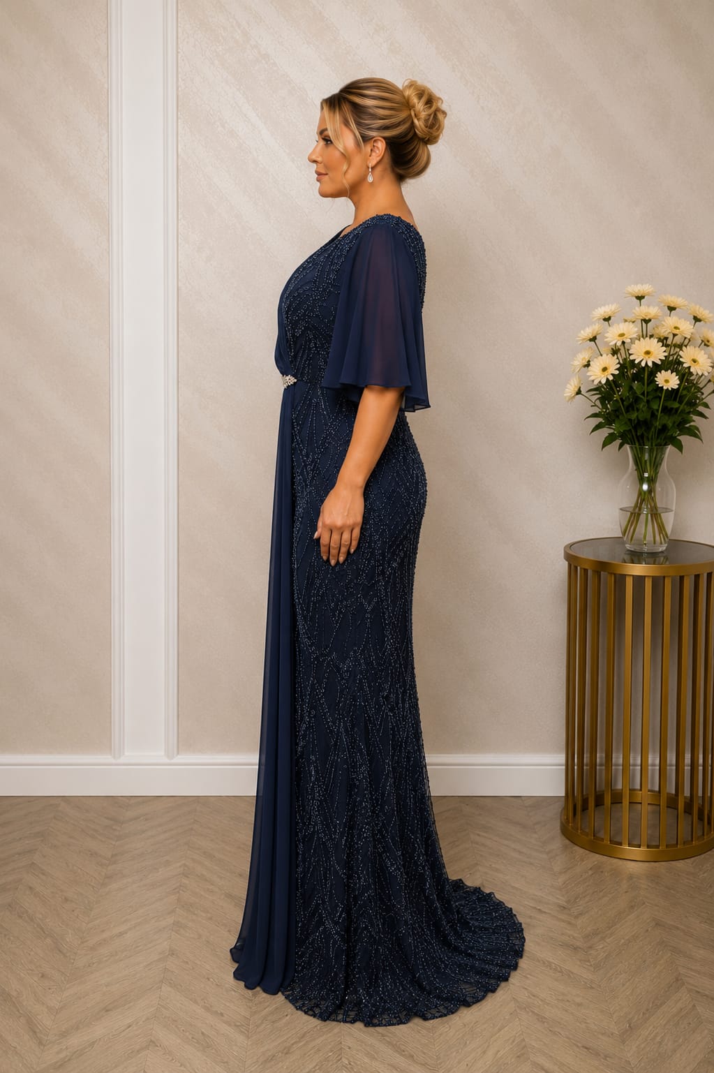 Rochia Sophia – rochie eleganta luxoasa pentru marimi plus size