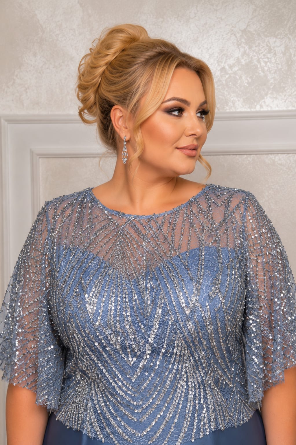 Rochia Morena - rochie eleganta pentru evenimente potrivita pentru femei plus size