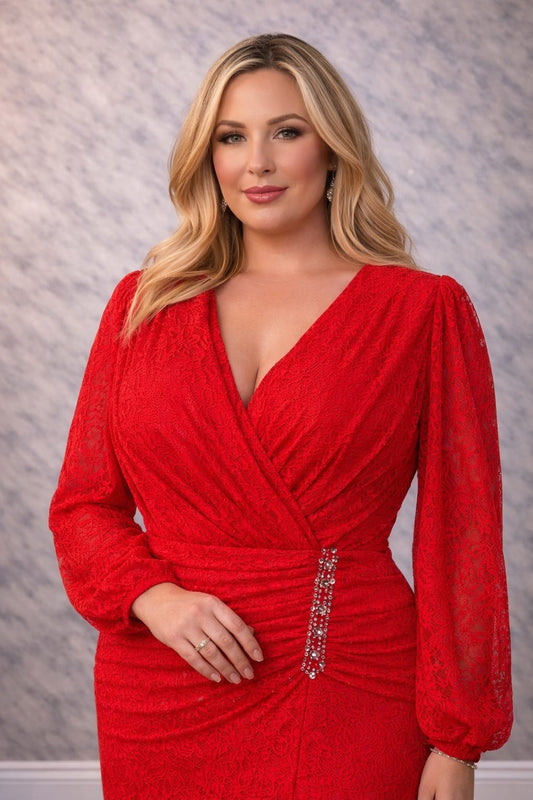 Rochie Mara  de seara lunga din dantela Chantilly