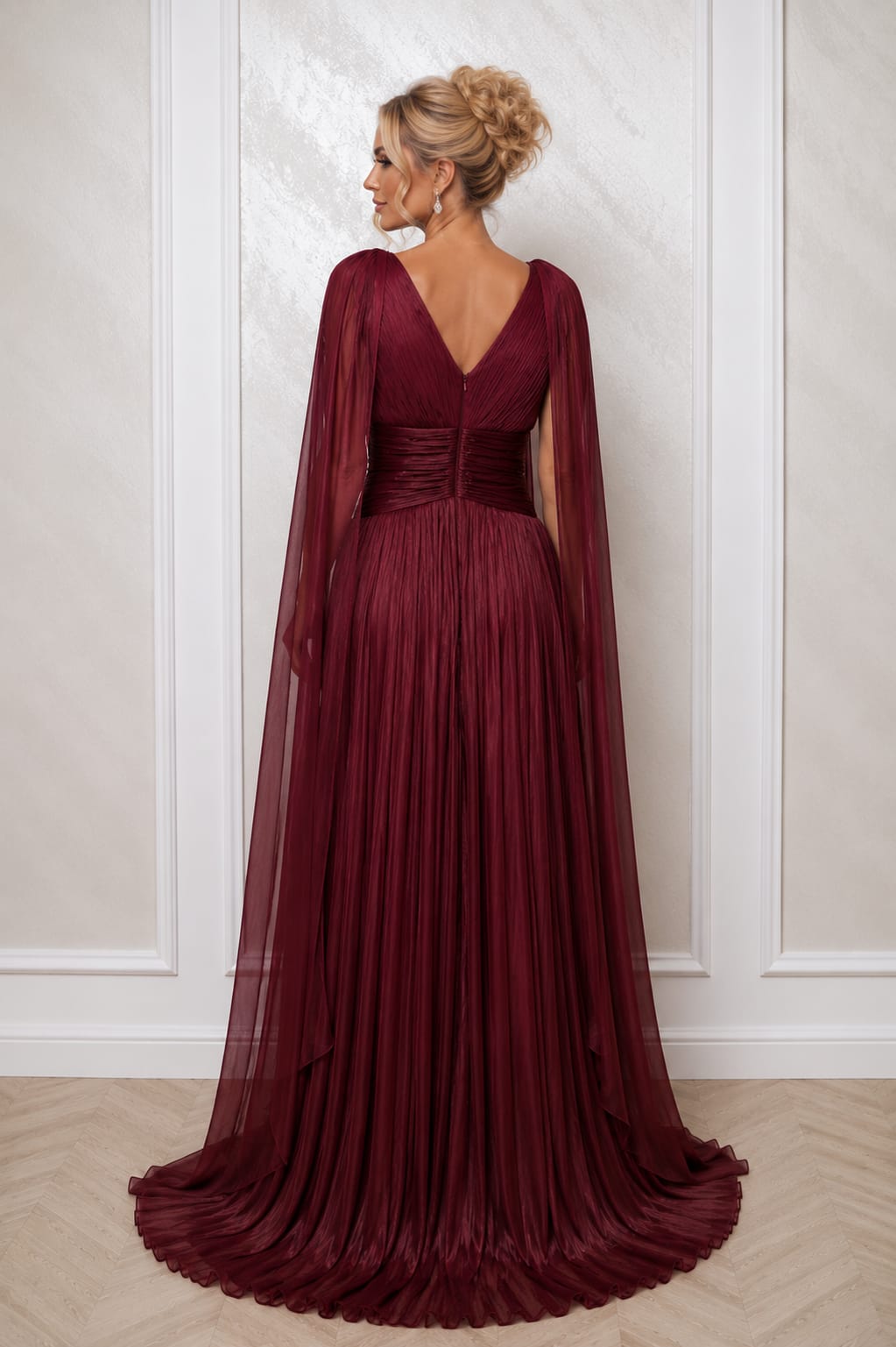 Rochia Irene – Rochie lunga eleganta din matase organica
