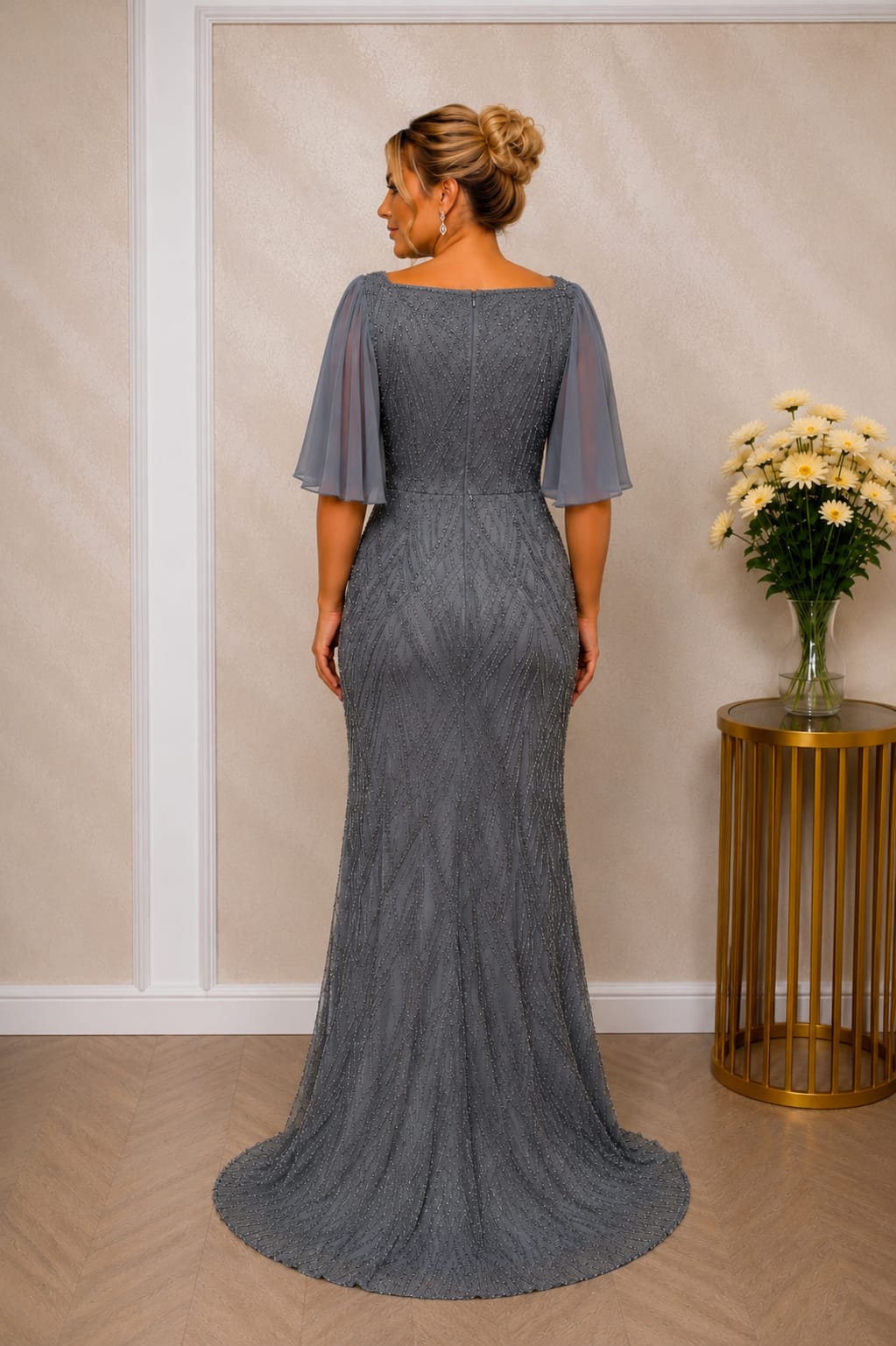 Rochia Sophia – rochie eleganta luxoasa pentru marimi plus size