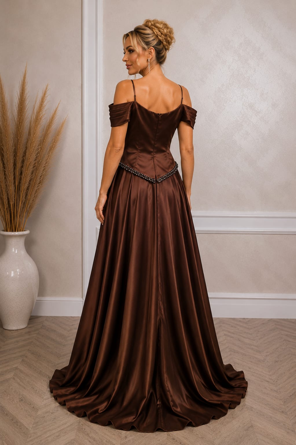 Rochia Enola - Rochie lunga eleganta cu trena mai multe culori