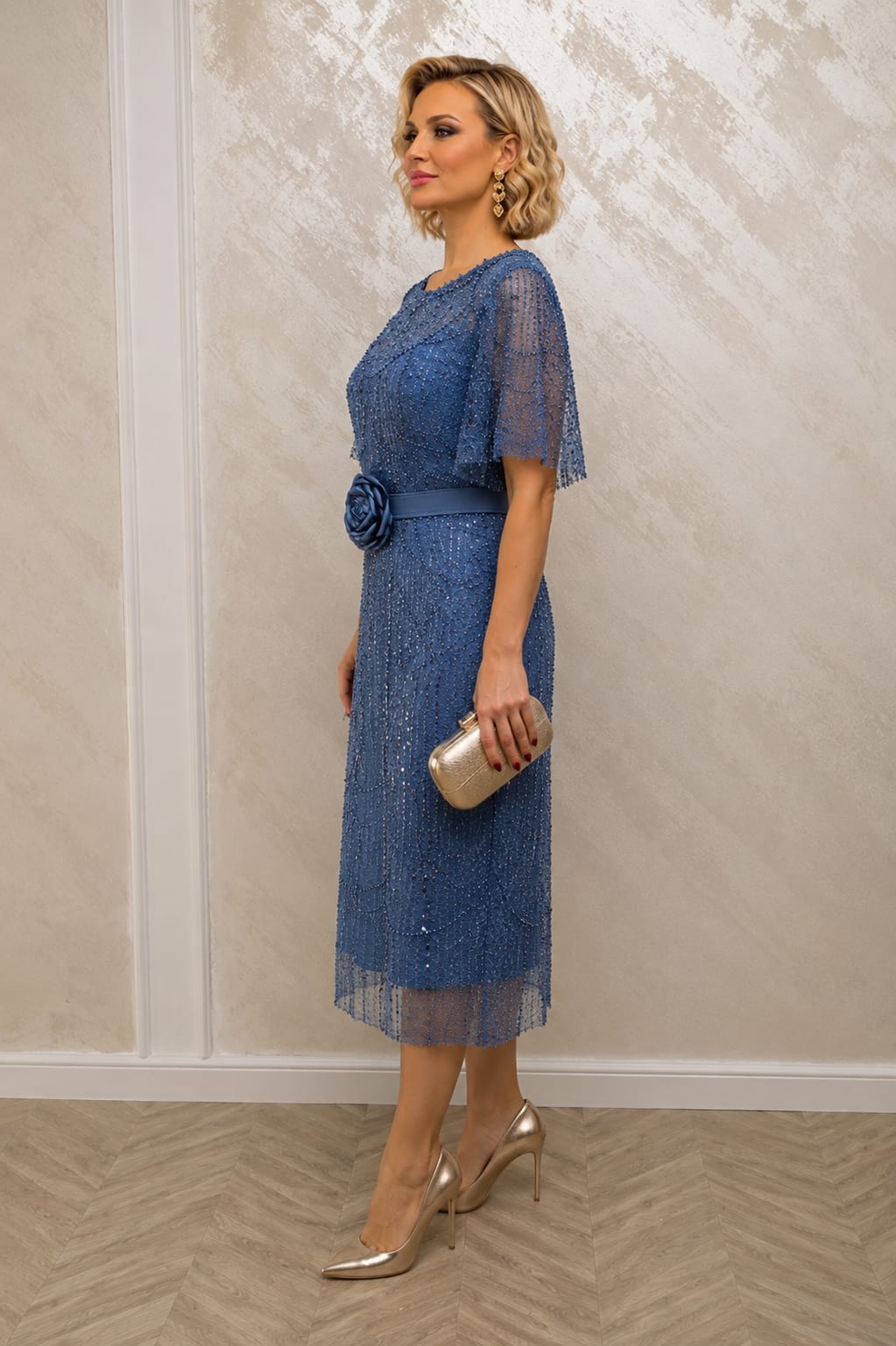 Rochia Opera – Rochie eleganta din dantela cu paiete disponibila in 3 culori