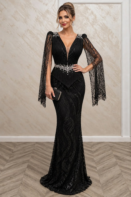 Rochie Osaka - Rochie lunga eleganta cu corset reglabil si broderie - Roz Cires