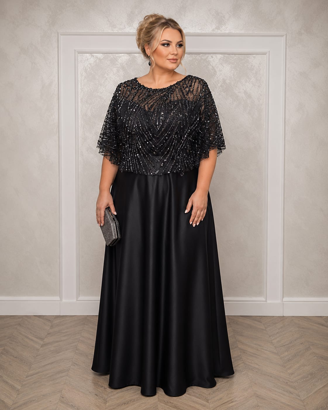 Rochia Morena - rochie eleganta pentru evenimente potrivita pentru femei plus size