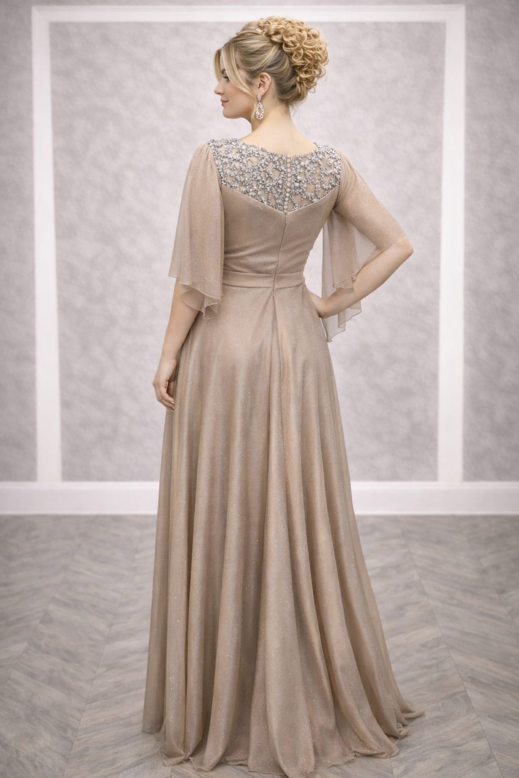 Rochie Bella – Rochie lunga din lurex, eleganta si  vaporoasa mai multe culori