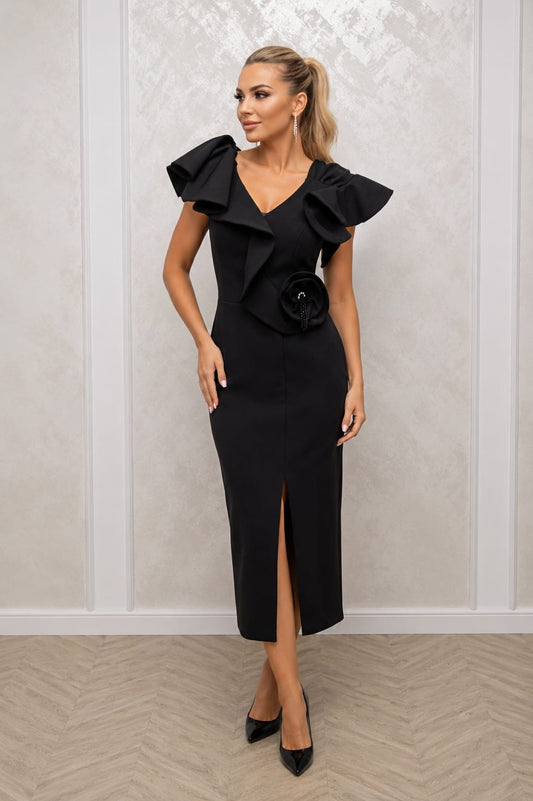 Rochie Lili – Rochie midi eleganta, sofisticata pentru aparitii memorabile