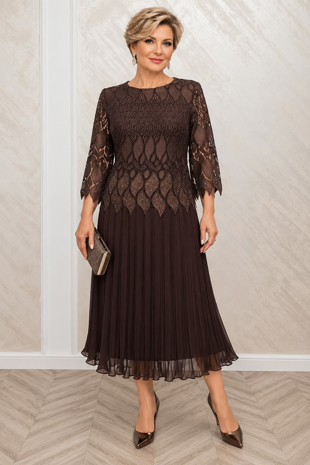 Rochia Briana – Rochie eleganta lungime midi pentru evenimente