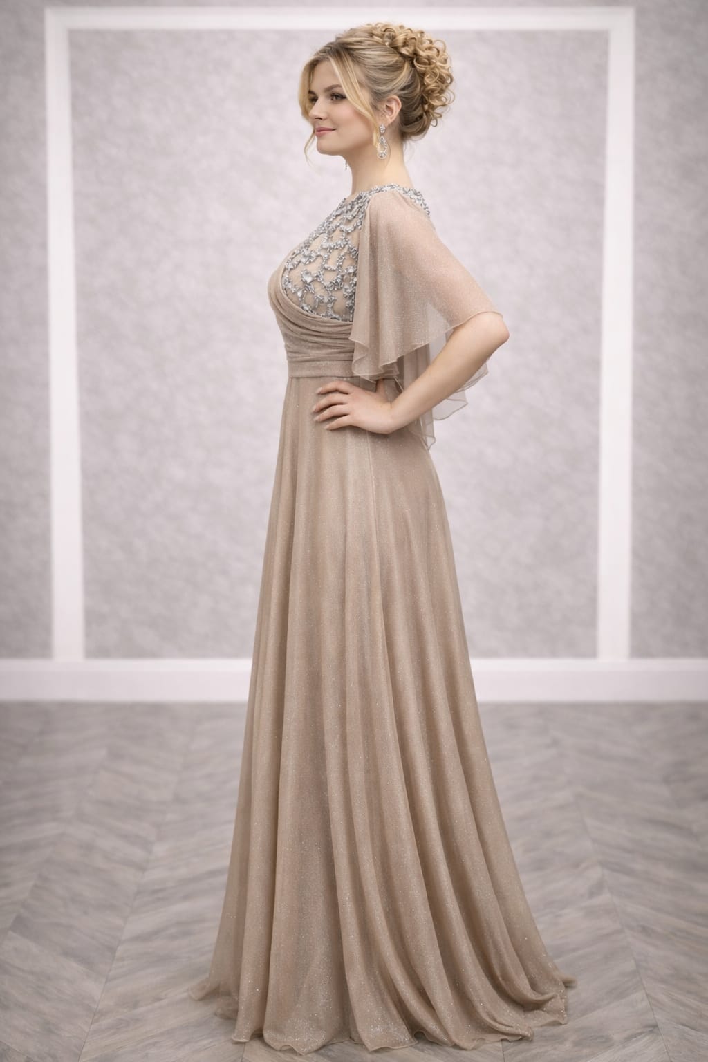 Rochie Bella – Rochie lunga din lurex, eleganta si  vaporoasa mai multe culori