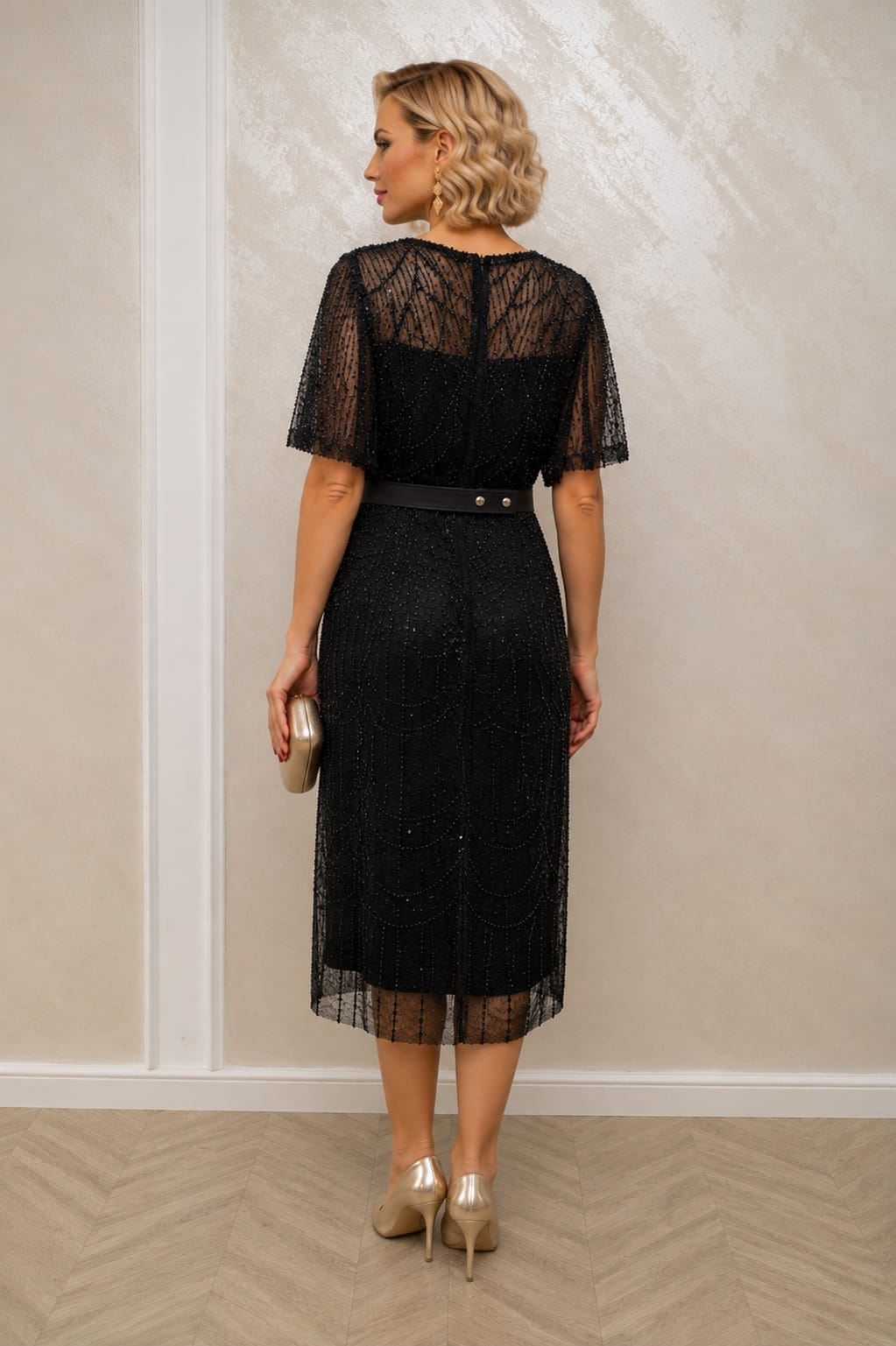 Rochia Opera – Rochie eleganta din dantela cu paiete disponibila in 3 culori