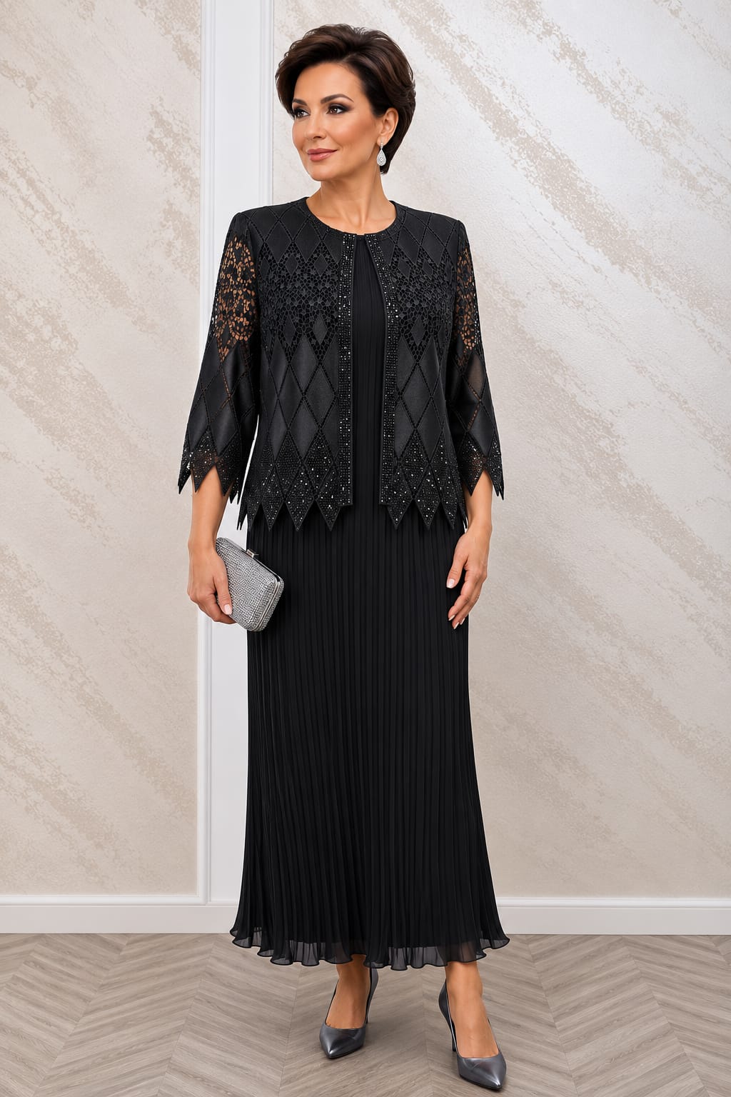 Rochia Carolina – Rochie vaporoasa cu bolero detasabil pentru evenimente deosebite