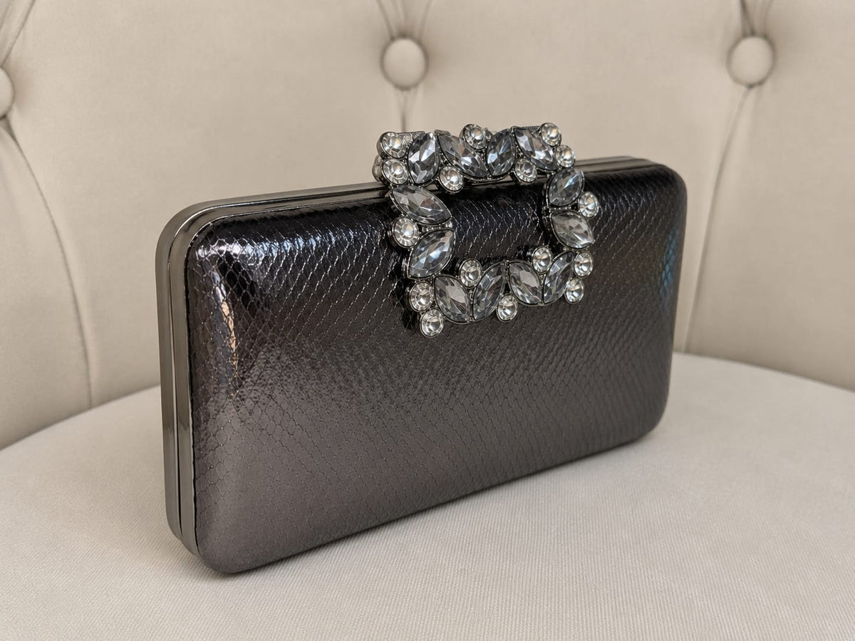 Geanta Clutch Aramie cu Cristale