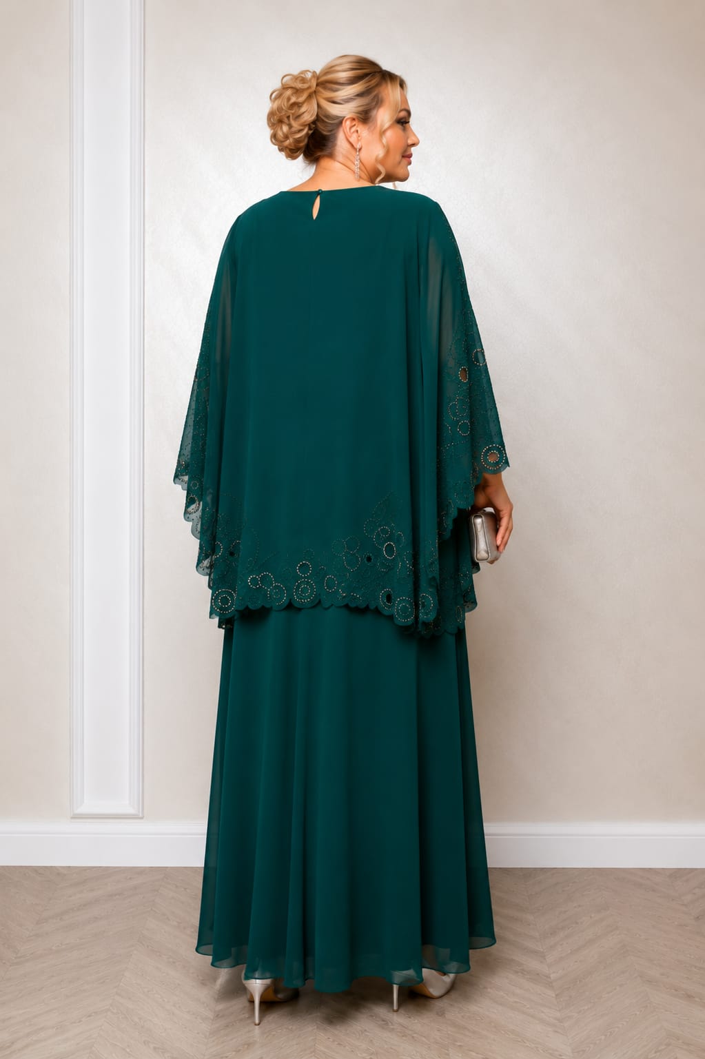 Rochie Espica Lux – Rochie eleganta de seara plus size din voal premium