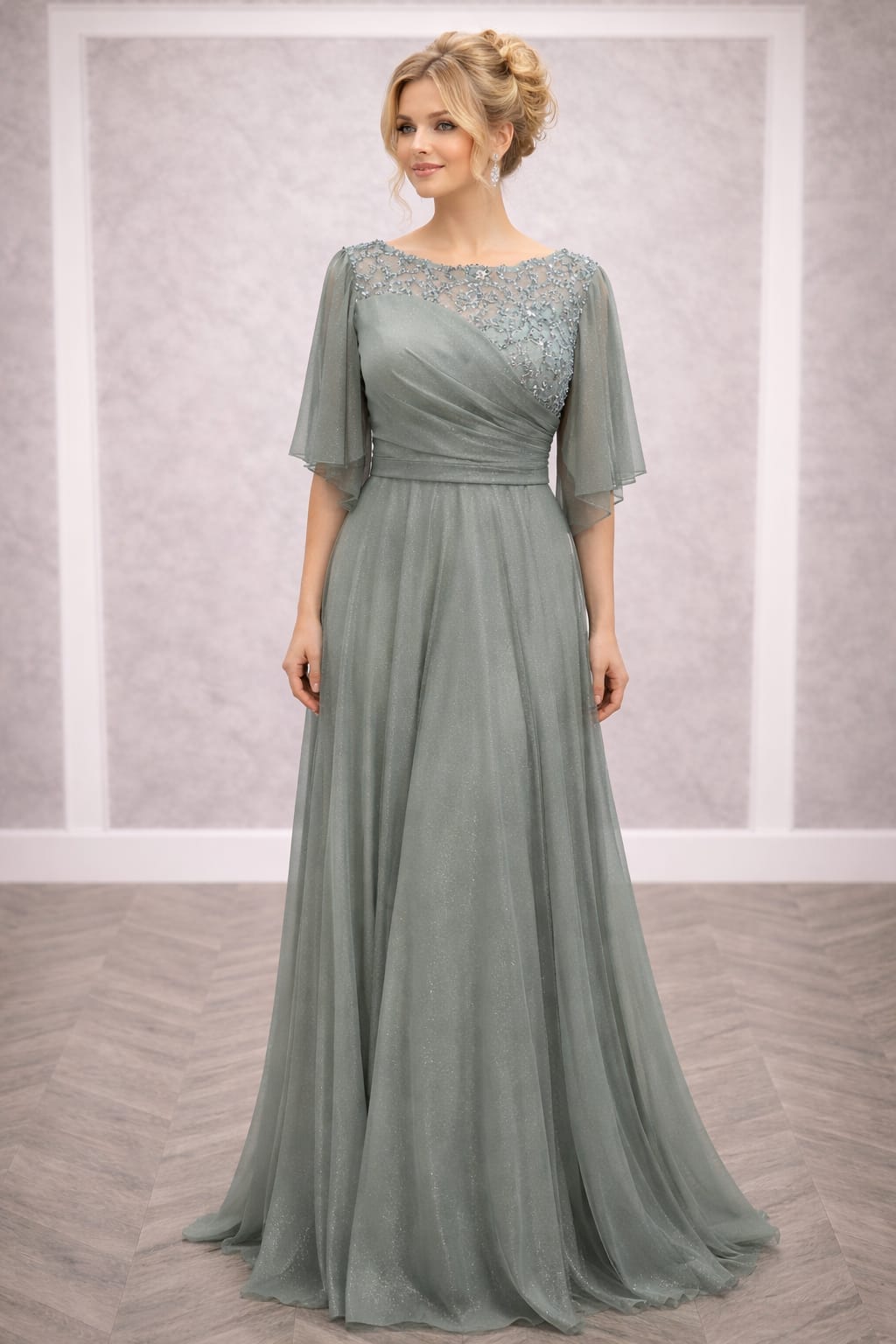 Rochie Bella – Rochie lunga din lurex, eleganta si  vaporoasa mai multe culori