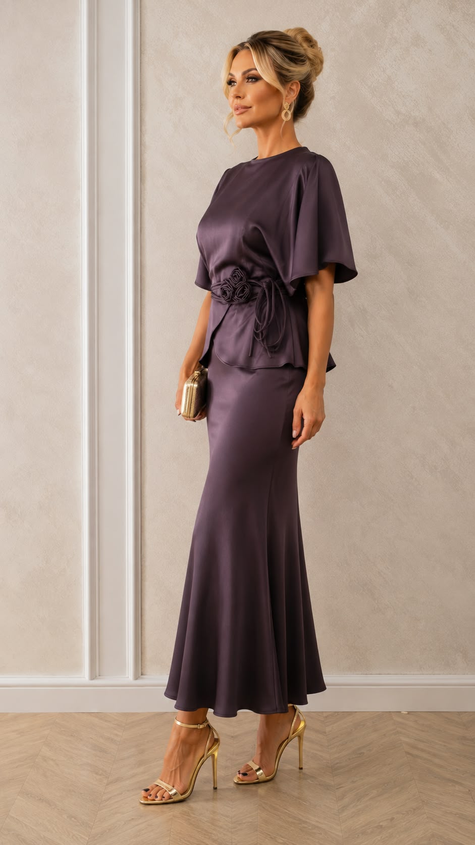Rochia Preety – Rochie Eleganta Midi-Maxi din Matase