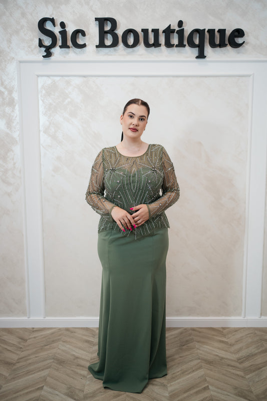 Rochia Perfecta -verde pastel