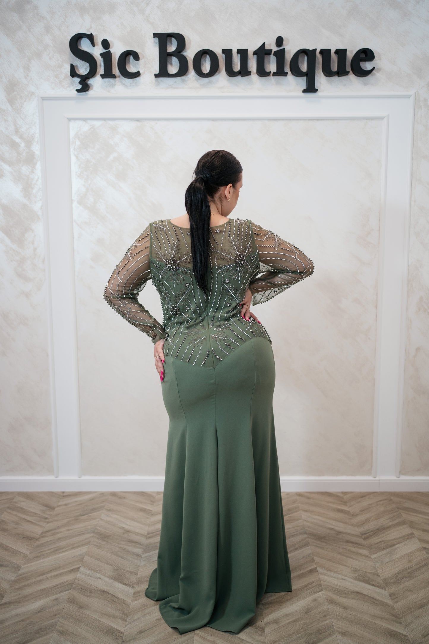 Rochia Perfecta -verde pastel