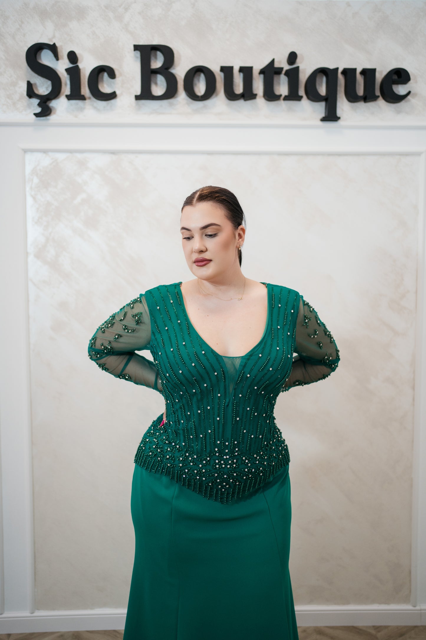 Rochia Nomade- rochie lunga dedicata marimilor mari
