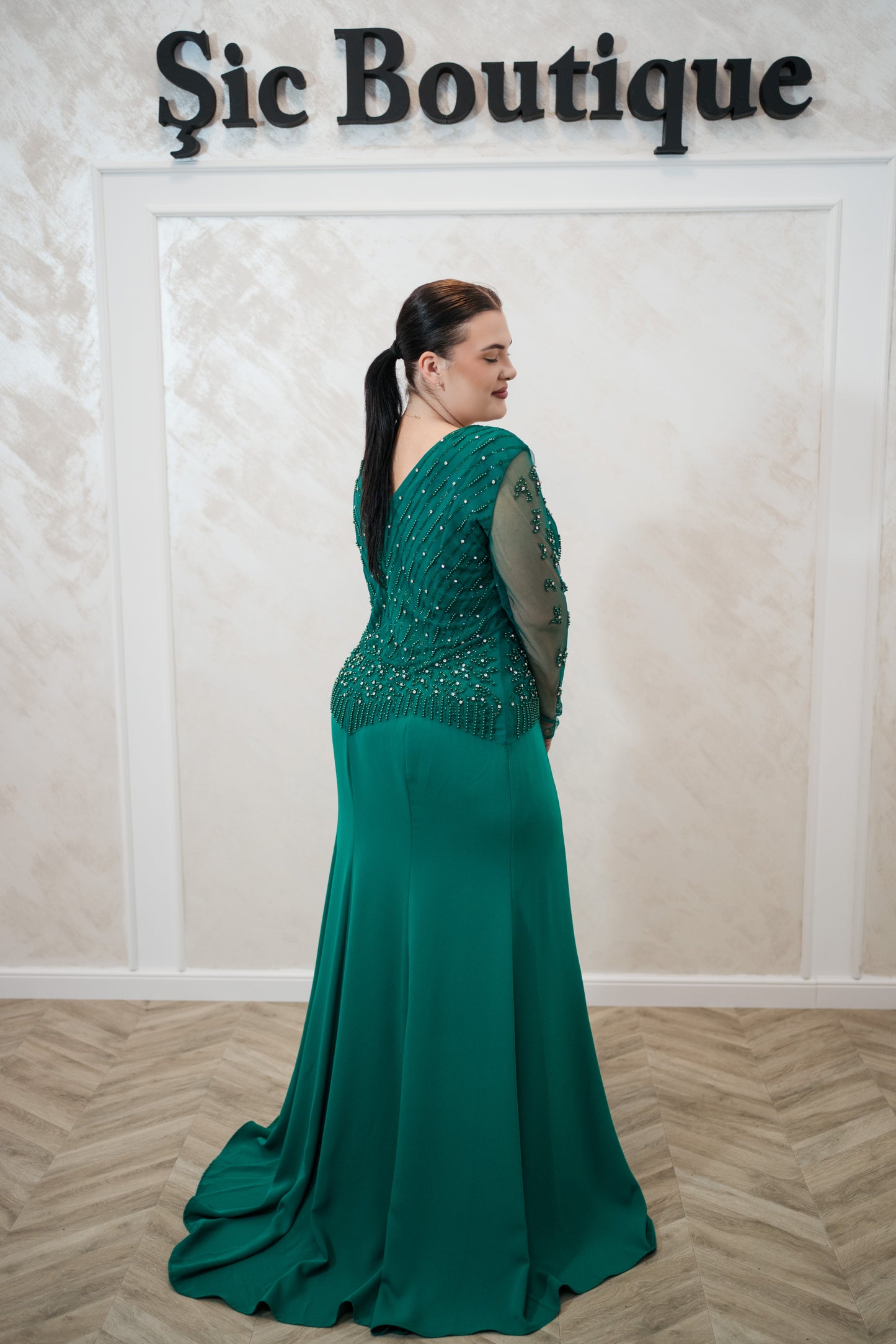 Rochia Nomade- rochie lunga dedicata marimilor mari