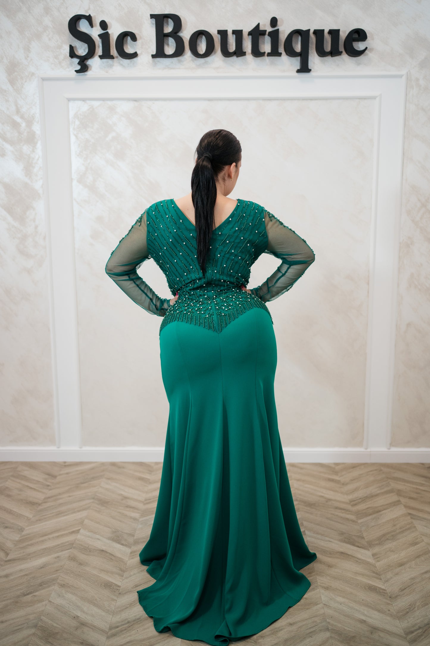 Rochia Nomade- rochie lunga dedicata marimilor mari