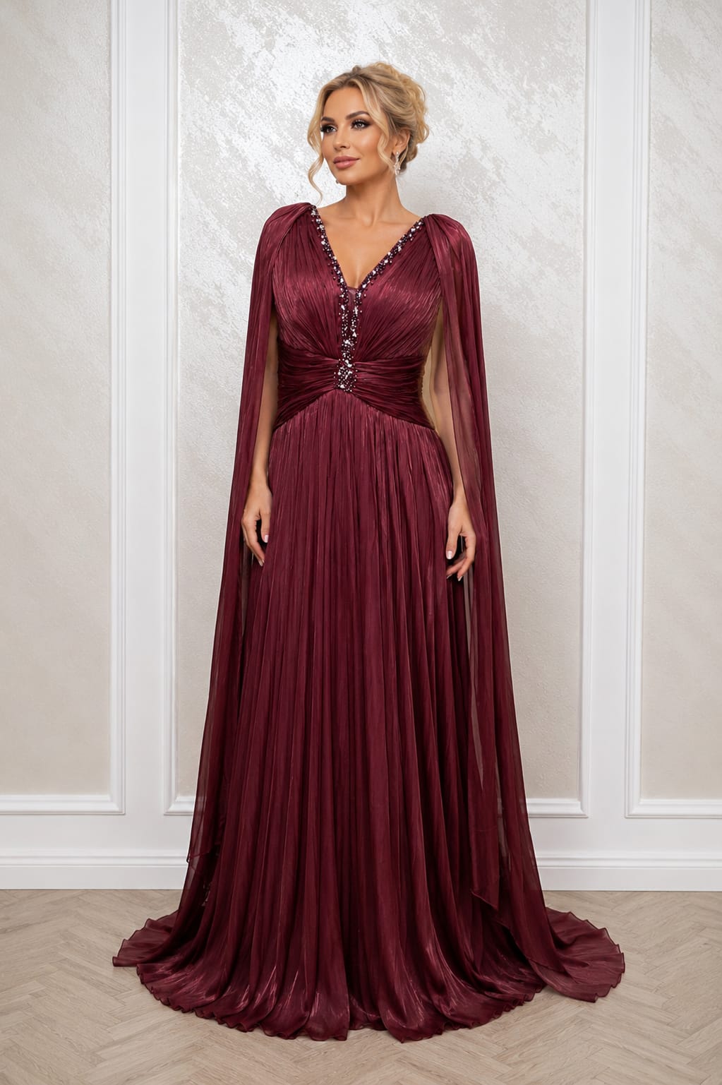 Rochia Irene – Rochie lunga eleganta din matase organica