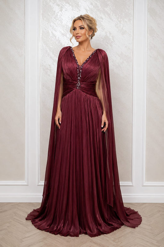 Rochia Irene – Rochie lunga eleganta din matase organica