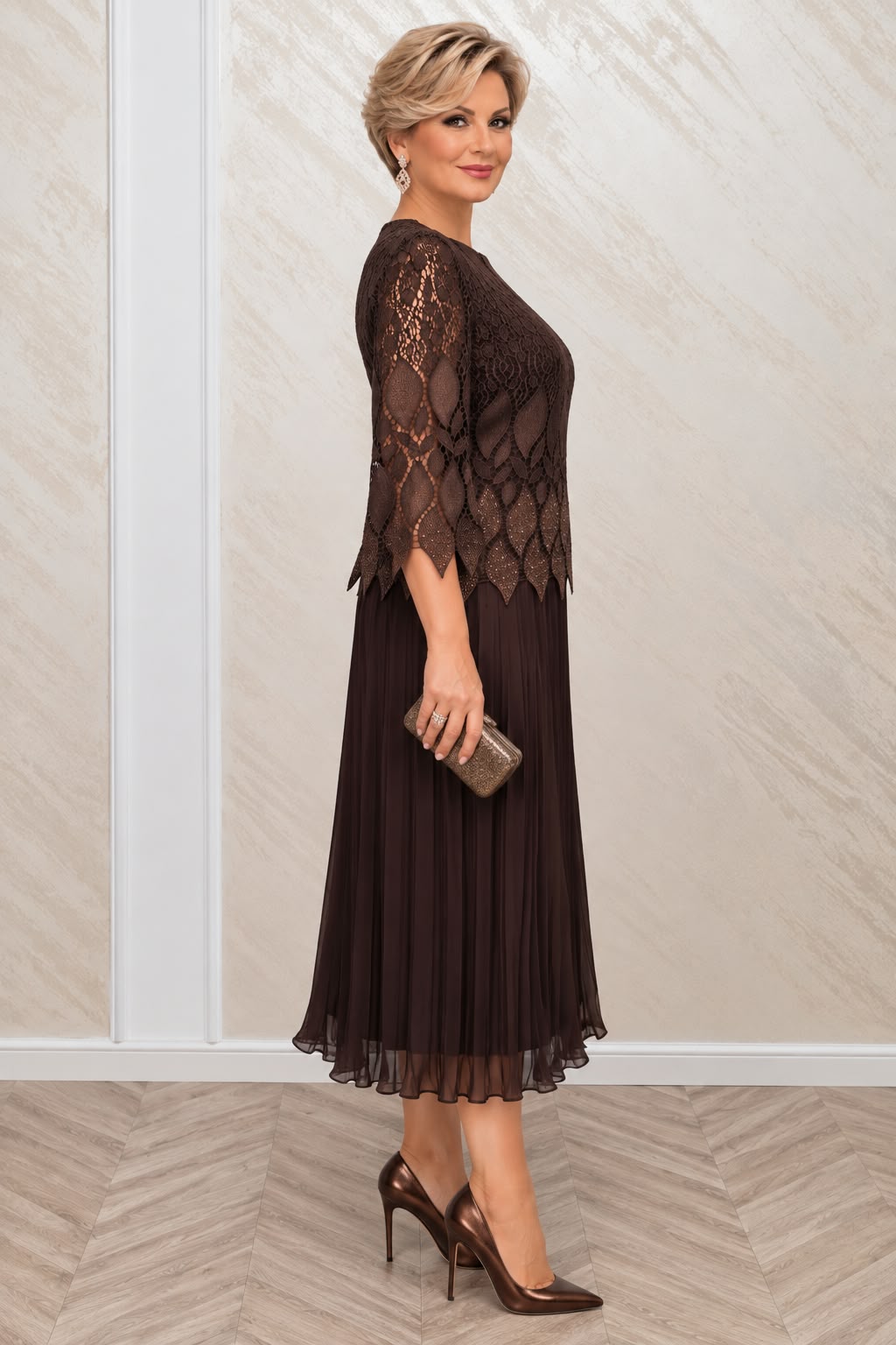 Rochia Briana – Rochie eleganta lungime midi pentru evenimente