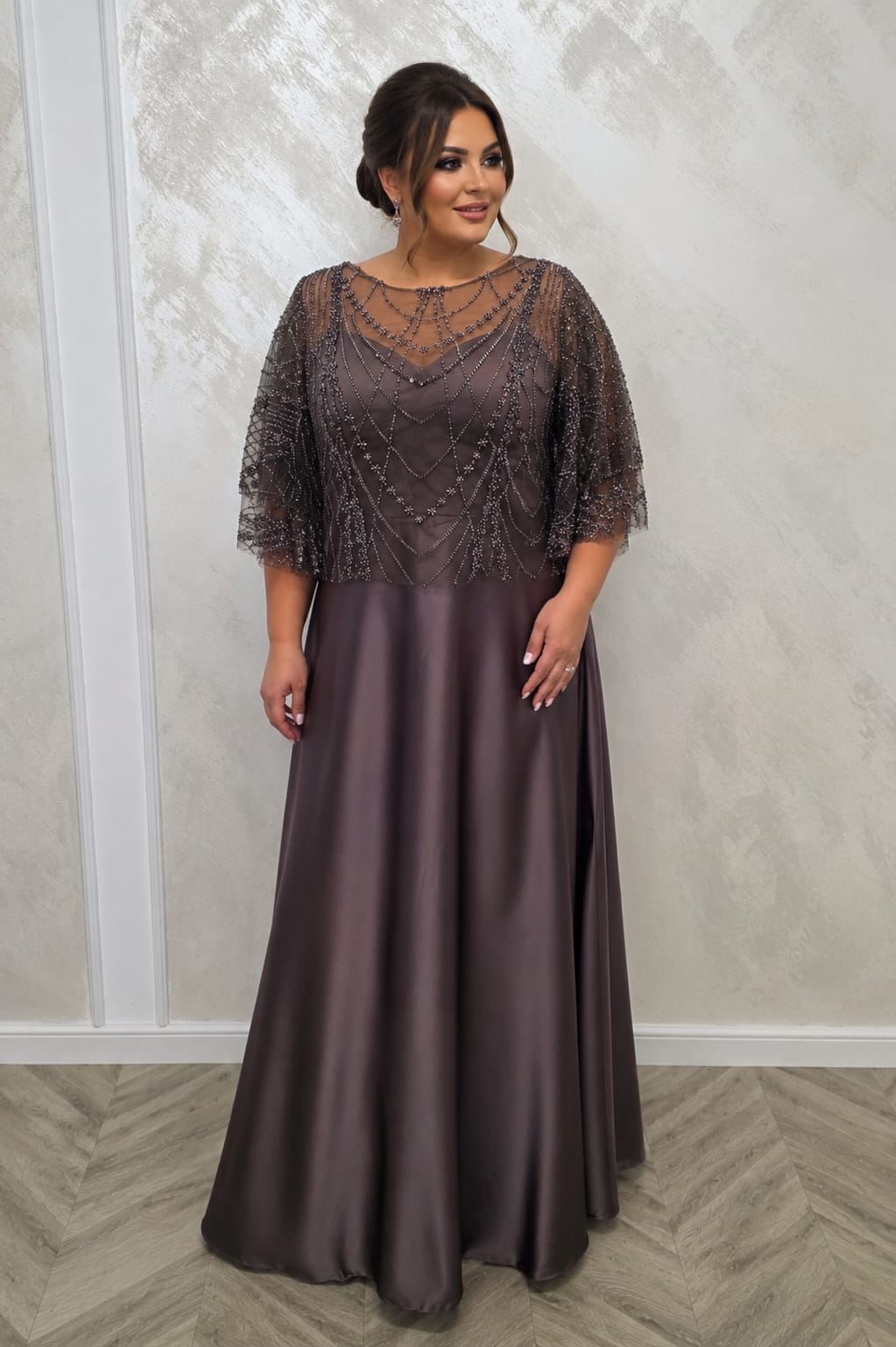 Rochia Doria Lux – Rochie lunga eleganta rafinata si confortabila