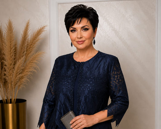 Rochia Carolina - Rochie pentru evenimente speciale cu bolero detasabil