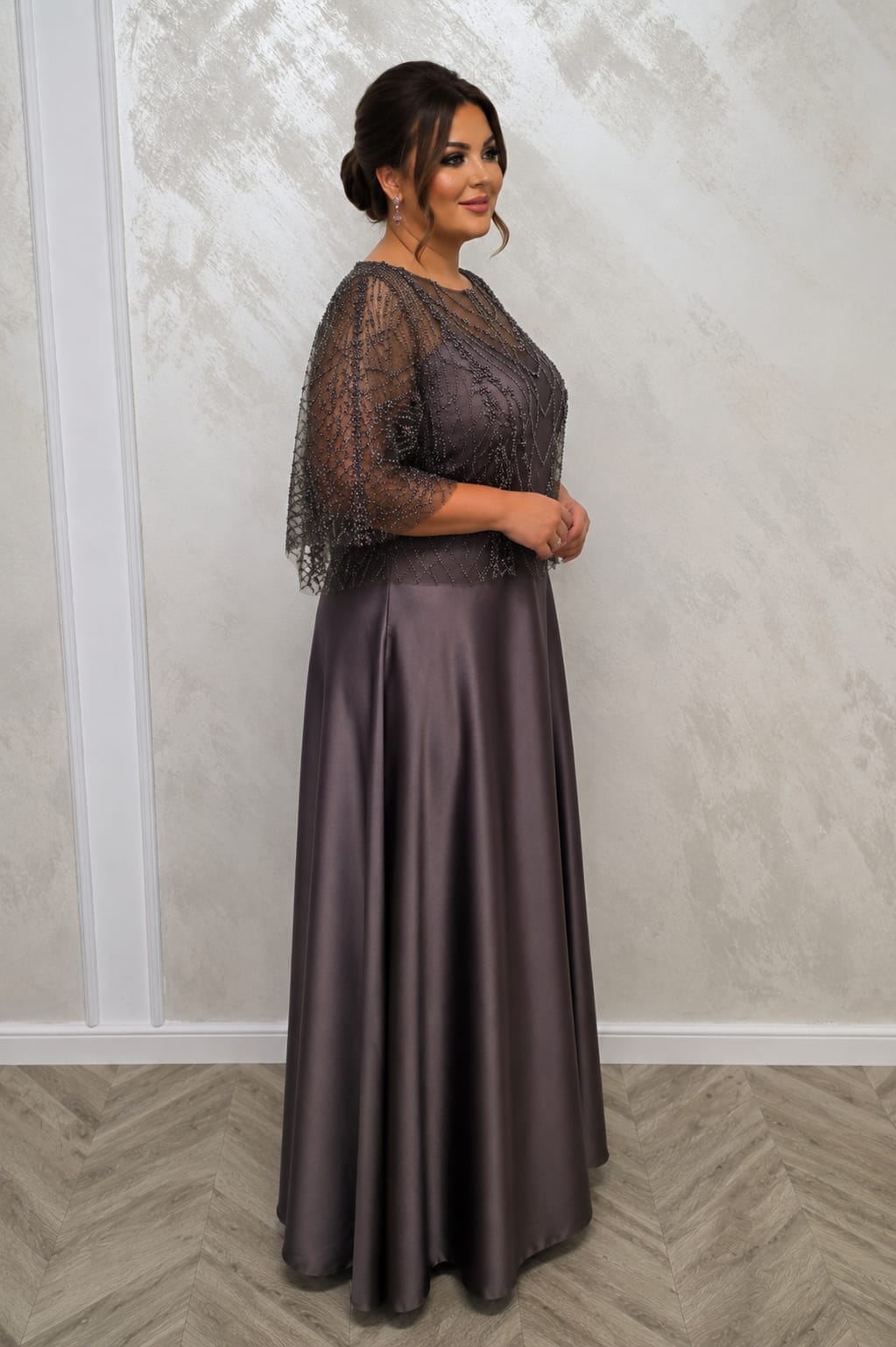 Rochia Doria Lux – Rochie lunga eleganta rafinata si confortabila