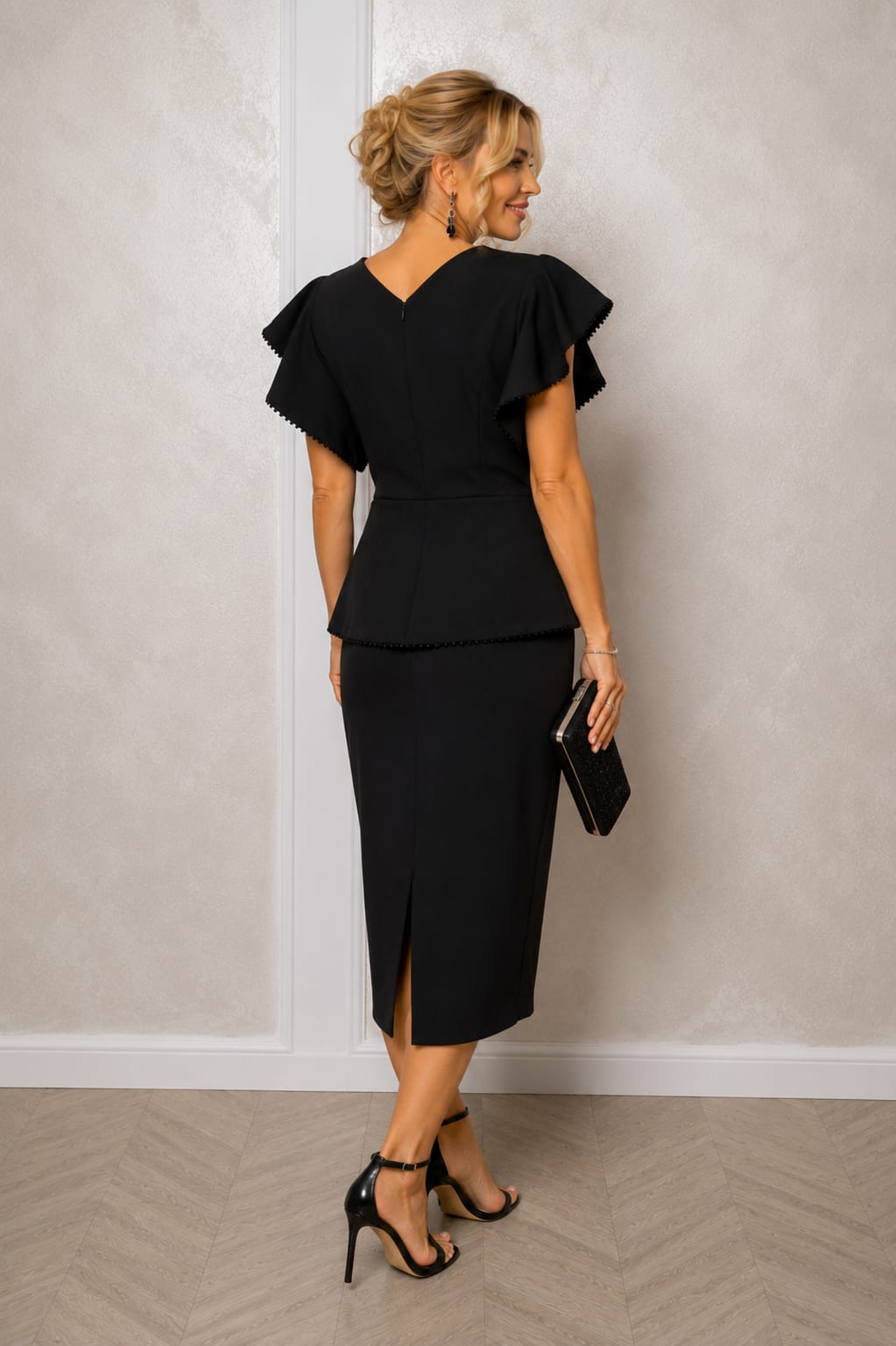 Rochia LaBelle – Rochie lungime midi eleganta feminina pentru evenimente speciale