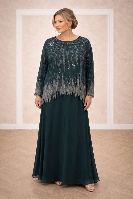 Rochia Manuka – Rochie eleganta de seara cu bolero detasabil, din tull italian fin,culoare verde