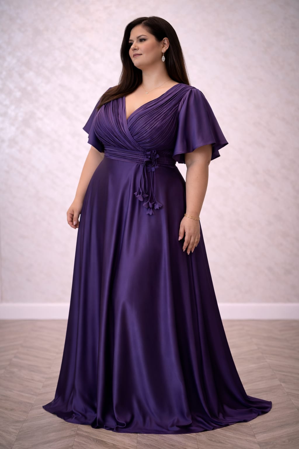 Rochia Gloria – Rochie eleganta de seara din satin premium, simpla