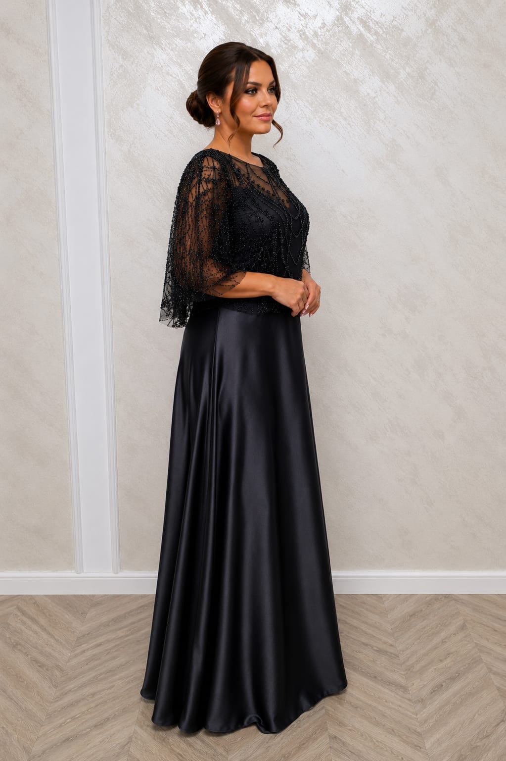 Rochia Doria Lux – Rochie lunga eleganta rafinata si confortabila